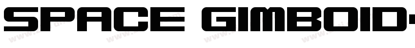 Space Gimboid字体转换